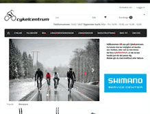 Tablet Screenshot of cykelcentrum.se